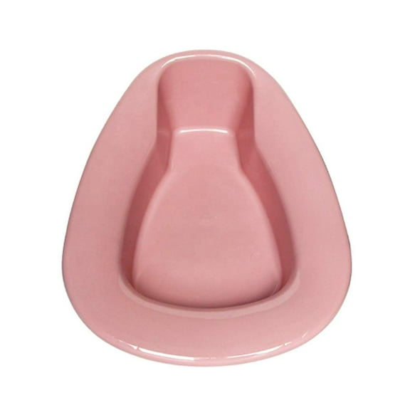 Heavy Duty Stackable Plastic Bedpan, Rose (Pack of 2)