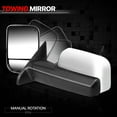 thumbnail image 2 of DNA Motoring For 09-16 Dodge Ram 1500 2500 3500 Flip-Up  Towing Mirrors Pair w/Powered+Heated, 2 of 10