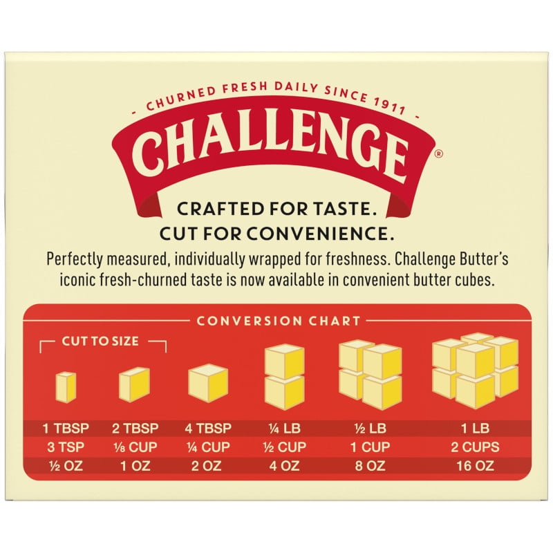 Challenge Salted Butter Cubes, 16 oz, 8 Cubes