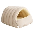 thumbnail image 2 of Cueva para mascotas, suministros suaves, conveniente, lavable, versátil, regalo para casa de gato, extraíble Blanco M, 2 of 9
