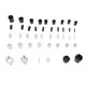 thumbnail image 5 of 44PCS Comprobador de Roscas de Tuercas y Pernos Calibre Identificador de Tuercas de Pernos de Alta Precisión de Aluminio con Caja de Almacenamiento para Tuercas Imperiales y Métricas, 5 of 5