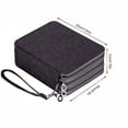 thumbnail image 3 of Zipper Stationery Bag Multi-functional 72 Slots Pencil Holder with Zipper Closure Twill Fabric Large Capacity Pencil Case for Watercolor Pens or Markers, Pencil Case Organizer, 3 of 8