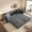 Dark Grey, variant on 97.7" 3-in-1 Convertible Sleeper Sofa, Pull Out Bed with Button Tufted Velvet, Deep Seat, Movable Ottoman, 4-Seater Couch for Living Room Apartment Office, Orange