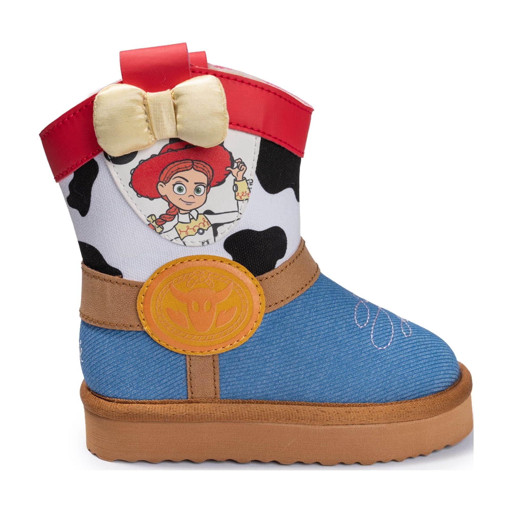 Jessie Toddler Girls Cowgirl Faux Shearling Boots