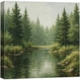 thumbnail image 5 of Canvas Print Forest Landscape Wall Art Modern Nature Decorative for Living Room Bedroom - 24x24, 5 of 8