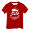 thumbnail image 5 of Ulanda Toddler Boys Girls Christmas Shirt Kids Xmas Tshirt Cotton Short Sleeve Tee Top 2-7 Years (Red, 9-10Years), 5 of 5