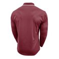 thumbnail image 6 of FRSASU Men's Casual Polo Shirts Classic Long Sleeve Lapel Button T-Shirt Lightweight Cotton Business Tops with Pocket Wine, 6 of 7