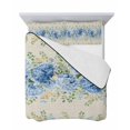 thumbnail image 7 of Quilts Twin Size Bedding Set, Hydrangea Eucalyptus Lightweight Quilted Comforter, Summer Botanical Vintage Beige Soft Reversible Bedspread Coverlet with Pillow Covers for All Season, 68" x 86", 7 of 7