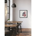 thumbnail image 3 of Parvez Taj "Big Red Butterfly" Framed Painting Print, 3 of 6