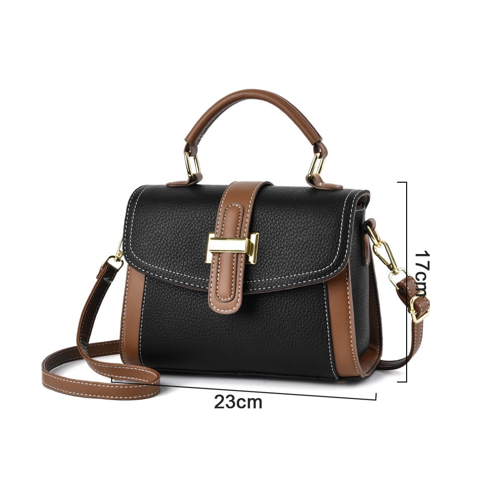 Petit Sac À Bandoulière En Cuir Avec Imprimé Doré Pour Femme, Porte