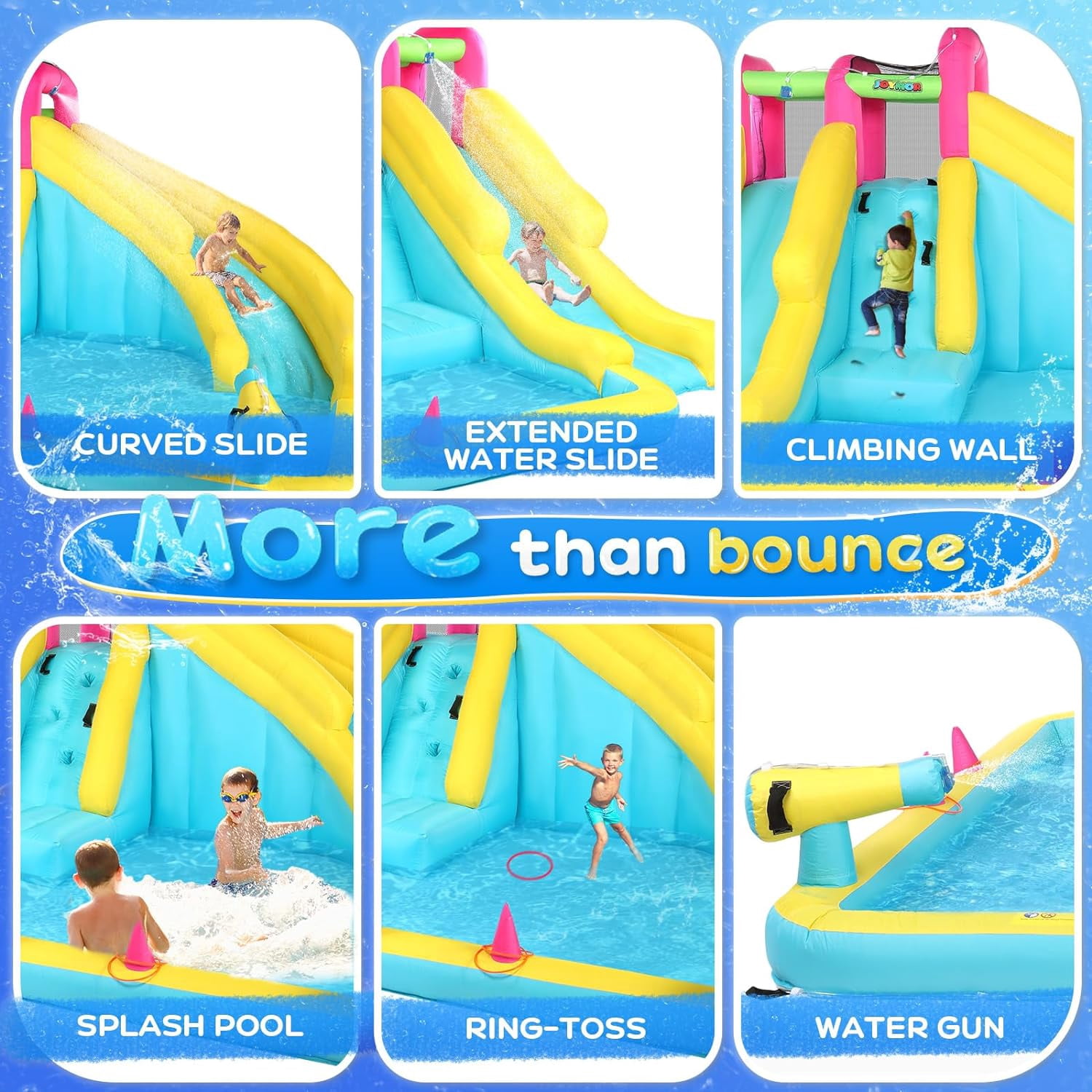 JOYMOR 20FT Inflatable Water Slide with Pool