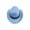 A007- Royal Blue, variant on Dog Cowboy Hat | Western Black Felt Pet Accessory for Dog and Cat, Holiday Gift for Pet Owner, Western Style Outdoor Pet Hat for Photo Shoots and Parties