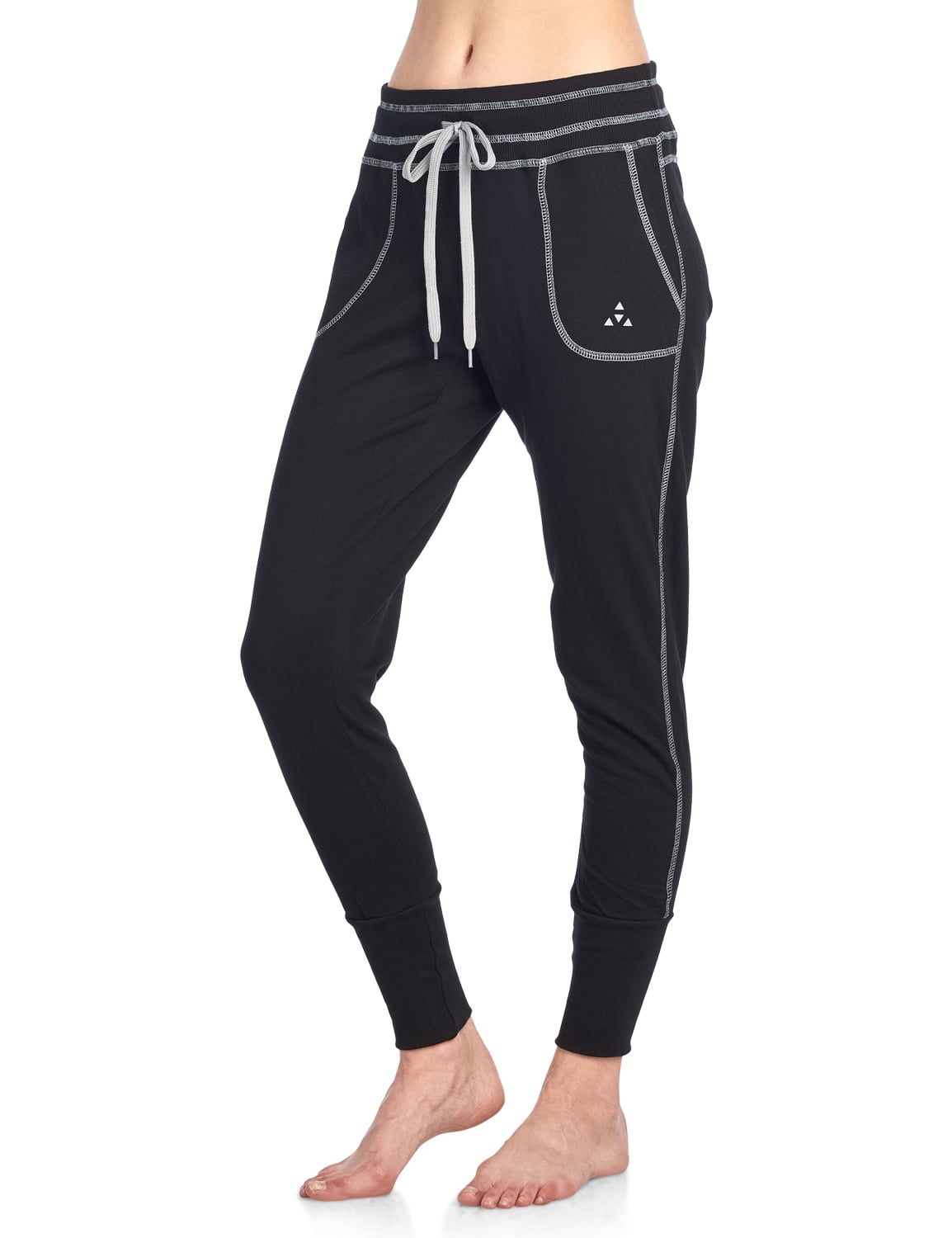 Balanced Tech Women/'s Contrast Seam French Terry Jogger Lounge Pants