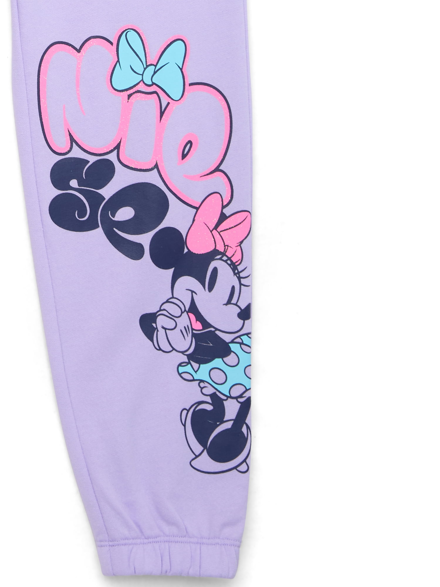 Minnie Mouse Girls Graphic Jogger Sweatpants, Sizes 4-16