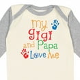 thumbnail image 4 of Inktastic Gigi and Papa Love Me Grandkids Boys or Girls Long Sleeve Baby Bodysuit, 4 of 5