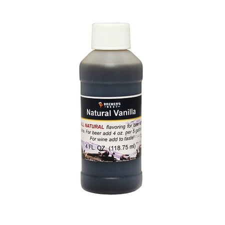 Brewer's Best Natural Beer and Wine Fruit Flavoring (Natural Vanilla