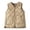 Khaki, variant on Women's Lightweight Padded Sleeveless Vest Solid Basic Layering Quilted Gilet Loose Fit Fall Winter Casual Warm Waistcoat with Pocket White