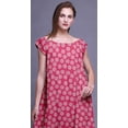 thumbnail image 3 of Bimba Chemise de Nuit Imprimée pour Femmes, Tenue de Nuit pour Dames, Robe d'Allaitement, Vêtement de Nuit en Rayonne, 3 of 4