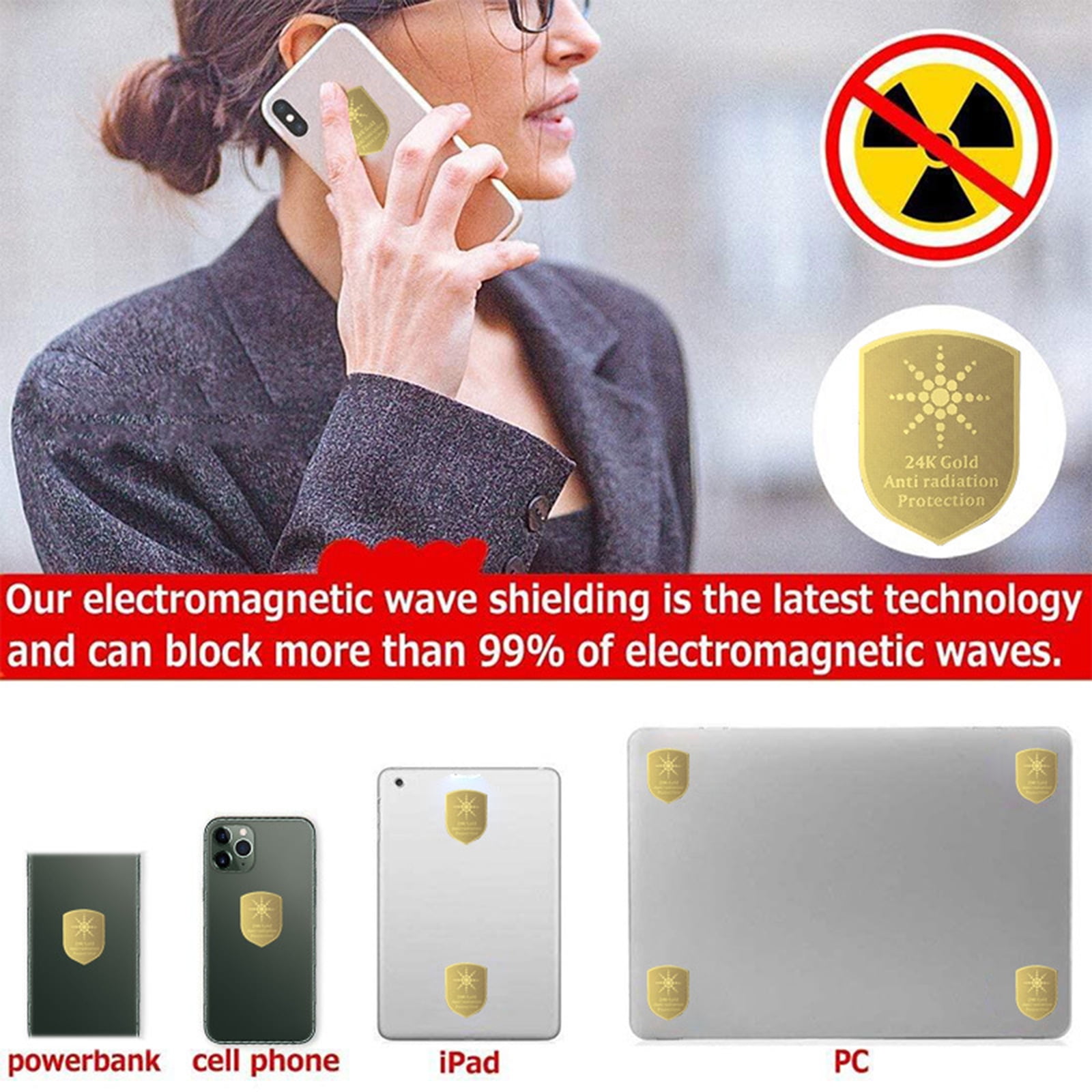 5G&EMF Blockers for Mobile Phones EMF Protection Cell Phone Stickers  Anti-Radiation Shields Neutralizer For Phone Laptop Tablet - AliExpress