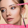 thumbnail image 3 of 300 Pieces Mini Eyebrow Brush with Cap Brow Lamination Brush Eyebrow Spoolie Brush Comb Eyebrow Lash Lift Tools Lash, 3 of 7