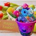 thumbnail image 4 of Everyday Necessiteez Cuddly Easter Activity Bucket with Blue Cat Plush Dollhouse Crayons Arts Activity Pens Lollipops Candy Surprises & Reusable Pink Bunny Bucket Spring Party Favors (Contents Vary), 4 of 7