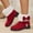 #353-Red, variant on Women's Platform Round Toe Mid-Calf Boots - Fashion Casual Slip-On with Thick Lining & Low Heel Ankle Booties for Everyday Wear