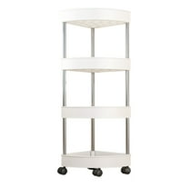 JoyMoreHome Multi Tier Kitchen Rolling Storage Cart with Detachable Rolling Wheels, for Kitchen, Livingroom, Bedroom, Bathroom