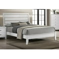 thumbnail image 2 of 5pc Beautiful White Finish Queen Size Panel Bed Set Wooden Master Bedroom Furniture, 2 of 7