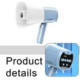 thumbnail image 2 of Yimiti Portable 35W Megaphone With Voice Recording, Siren Modes & Carry Strap!,130 Seconds, 2 of 7