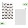 thumbnail image 2 of Easygdp Dachshund Dog Puppy Golf Towel 24x16in for Men and Women with Carabiner Clip for Easy Attachment, 2 of 8