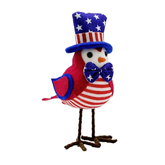 Patriotic Decorations Cute Birds Figurine Ornament For Independence Day, 4th of July Bird Decor, P Toy for Home Table Ornaments Patriotic Holidays Decorations for Tiered Tray