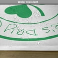 thumbnail image 6 of Ambesonne Colorful Place Mats Set of 4, Irish Shamrock, Standard Size, White and Green, 6 of 6