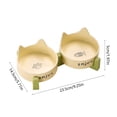 thumbnail image 4 of AYktou Ceramic Dog Bowl Set - Double Dog Cats Food and Water Bowls with Stand, Slightly Levated Feeding Station Pet Dish Feeder Ceramic Pet Bowls Removable Cats Bowls for Puppies Dog and Cats, 4 of 8