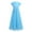 Blue, variant on iEFiEL Girls Ruffles Bridesmaid Prom Gown Party Long Flower Girl Dress Lavender 12