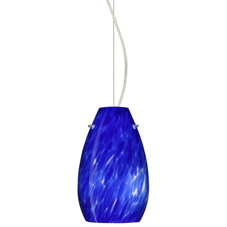 

Besa Lighting 1Kx-412686 Pera 1 Light Cable-Hung Pendant - Nickel