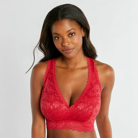 

Cosabella Women s Never Say Never Curvy Racie Racerback Bralette in Red