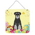 thumbnail image 1 of "Treasures s Easter Standard Schnauzer Black Gray Metal Print, 6 x 6, multicolor" Caroline's Treasures BB6034DS66, 1 of 1