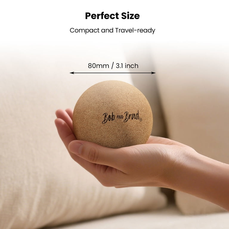 Bob and Brad Natural Cork Massage Balls, 2-Pack photo 2