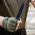 thumbnail image 3 of Dispatch 4.2" Hunting Knife, Fixed Blade Camping Knife with K-Sheath, Rubber ABS Handle for Outdoor, 3 of 11