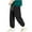 Black, variant on EGNMCR Men's Lightweight Pants, Cargo Pants Men, Linen Pants Men, Mens Casual Loose Fit Elastic Waist Pants Men's Casual Daily Outdoor Beach Lightweight Breathable Pants Men Pants
