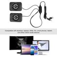 thumbnail image 3 of A1 Portable Mini RGB Speaker USB Powered 3.5mm Wired Subwoofer for PC Laptop Desktop, 3 of 8