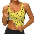 thumbnail image 4 of Naloa Blue Spots Sports Bras for Women, High Support Bra with Removable Pads, Comfortable - Small, 4 of 9