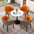 thumbnail image 4 of Large Modern Dining Room Sets 4 Chairs Vanity Table Makeup Round Dining Table Kitchen Juegos De Comedor Garden Furniture Sets My Lux Decor Round, 4 of 17