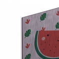 thumbnail image 2 of Luxe Metal Art 'Cute Watermelon' by Luxe Portfolio, Metal Wall Art, 24"x24", 2 of 8