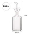 thumbnail image 2 of Non-Drip Design Glass Cruet, Dishwasher Safe Easy Refueling Borosilicate Glass Keeps Liquids Fresh, 2 of 6
