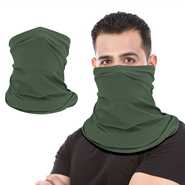 Fiudx Bufanda Deportiva, Bandana Transpirable para Ciclismo Al Aire Libre, Polaina Suave Estilo Punk para El Cuello, Mascarilla de Protección Solar Uv, para Hombre y Mujer, Impregnable para Primavera