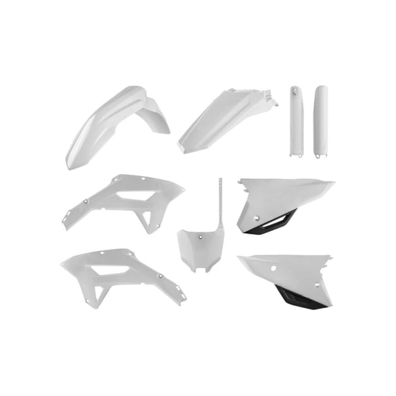 Polisport Motocross (MX) Replica Plastic Kit for Honda CRF 250RX (2022-24) Dirt Bike – OEM Quality, Durable, Flexible & Perfect Fit – White