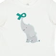 thumbnail image 4 of Inktastic Ovarian Cancer Pcos Teal Ribbon Awareness Boys or Girls Baby T-Shirt, 4 of 5