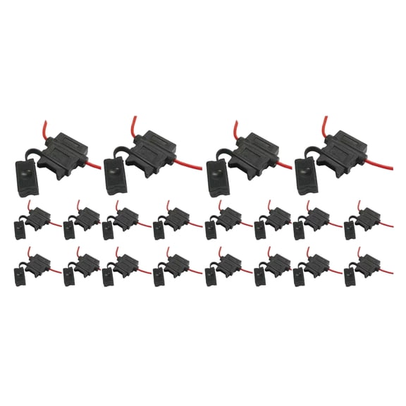 Best Connections 100-Piece 18 Gauge ATC Blade Fuse Holder, 12V Automotive