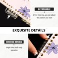 thumbnail image 4 of Haosy Bows Flower Leaf Notebooks 2 Pcs 1-subject Journal 60 Sheets A5 College Ruled Paper Detachable Ring 8.3"x5.7", 4 of 8